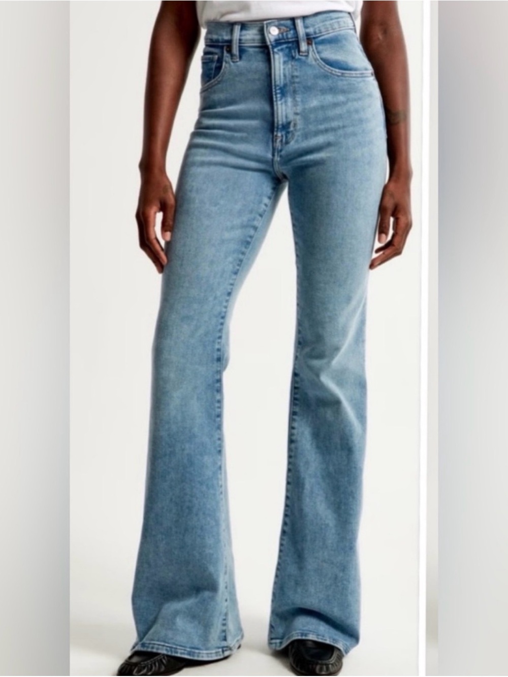 Abercrombie & Fitch Light Blue Flare Jeans